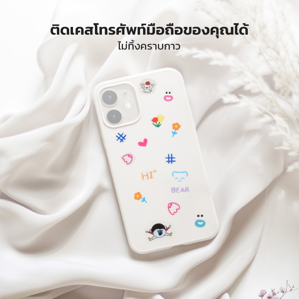 สติกเกอร์ลายการ์ตูนน่ารัก แบบ DIY สติกเกอร์ติดเล็บ ไม่ต้องอบ ตกแต่งเล็บ ลายดอกไม้ ชินจัง (ส่งจากไทย) ราคา ถูกที่สุด ดีลบีเคเค แกลเลอรีภาพที่ 3