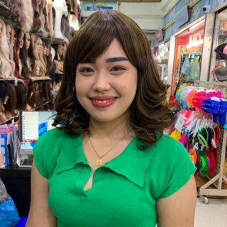 วิกผมเต็มหัวแบบไหม#รหัส3326A แบบงานผูกใหญ่ (แถมเน็กคลุมผม1ชิ…