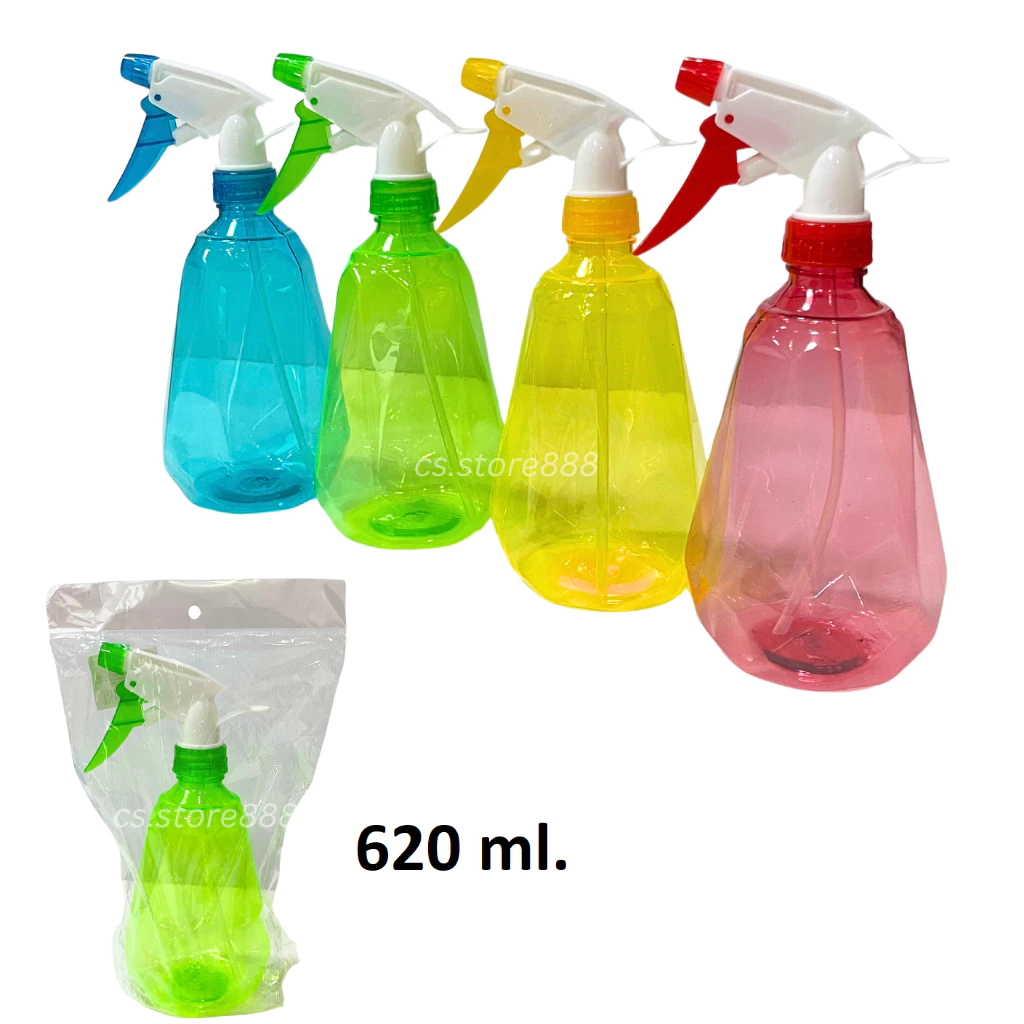 ฟ๊อกกี้ฉีดน้ำ 500-600 ml กระบอกฉีดน้ำ ขวดสเปรย์ฉีดรดน้ำ ใช้ใส่ของเหลว แอลกอร์ฮอล์ล้างมือ พกพาสะดวก หลากสี