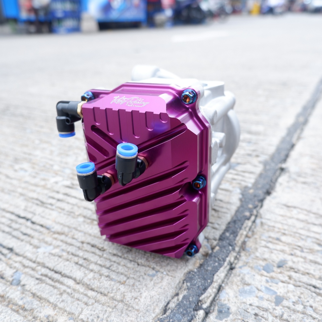 ฝาครอบวาล์ว CNC งาน King Racing ใส่ lead giorno pcx160 adv160 cick160 พร้อมหัวฟิตติ้งเจาะระบาย3รูงานcncตัวหนาอย่างดี - รูปที่ 5