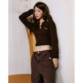 maison KEEPS | Gracie Knitted Long Sleeve Polo | เสื้อโปโลไหมพรม