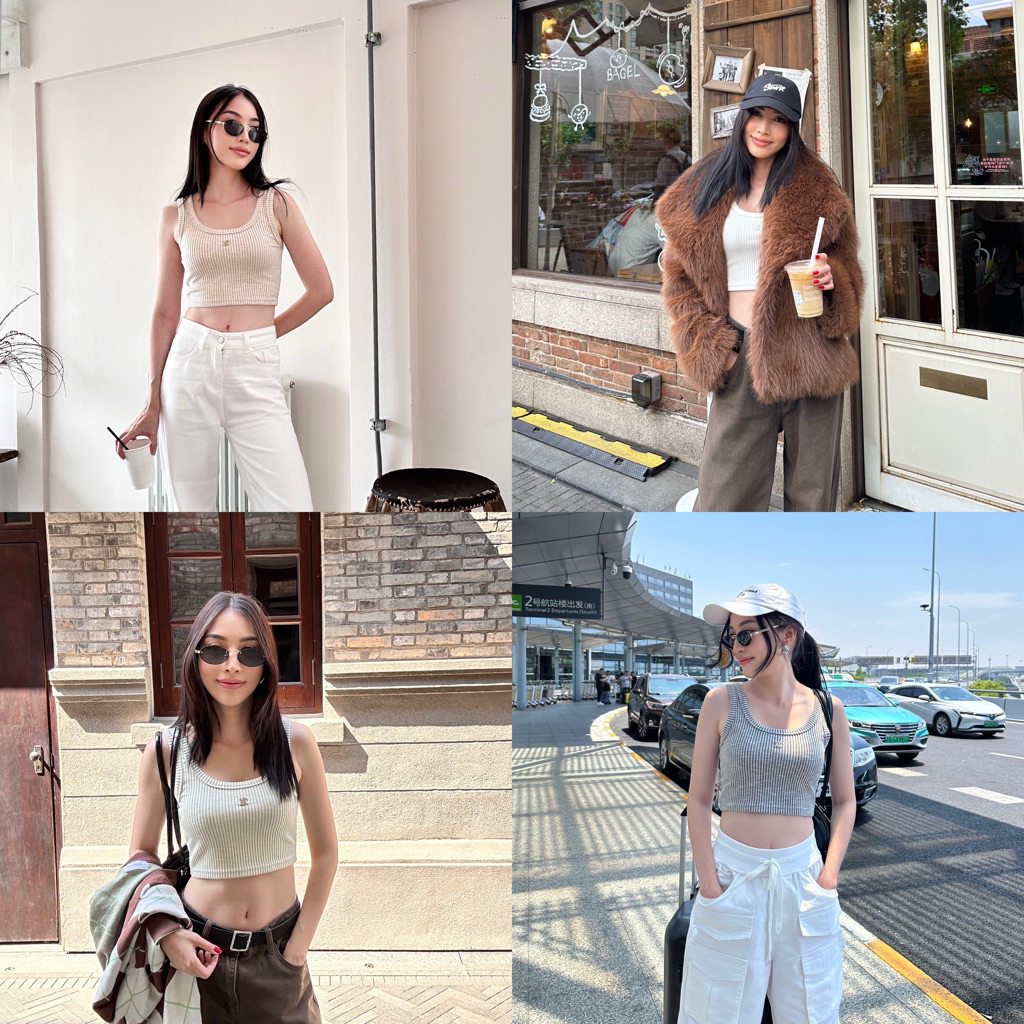 SIMPLY.VYBES - MOOD TANK TOP ผ้าดีมาก