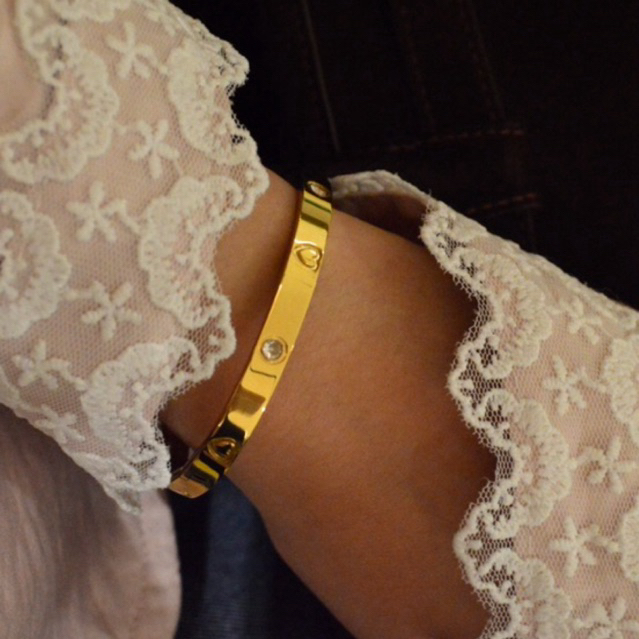 (aelinec)กำไล Rock My Heart Bracelet