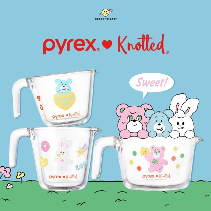 ชุดถ้วยตวง Pyrex x Knotted Measuring Cup
