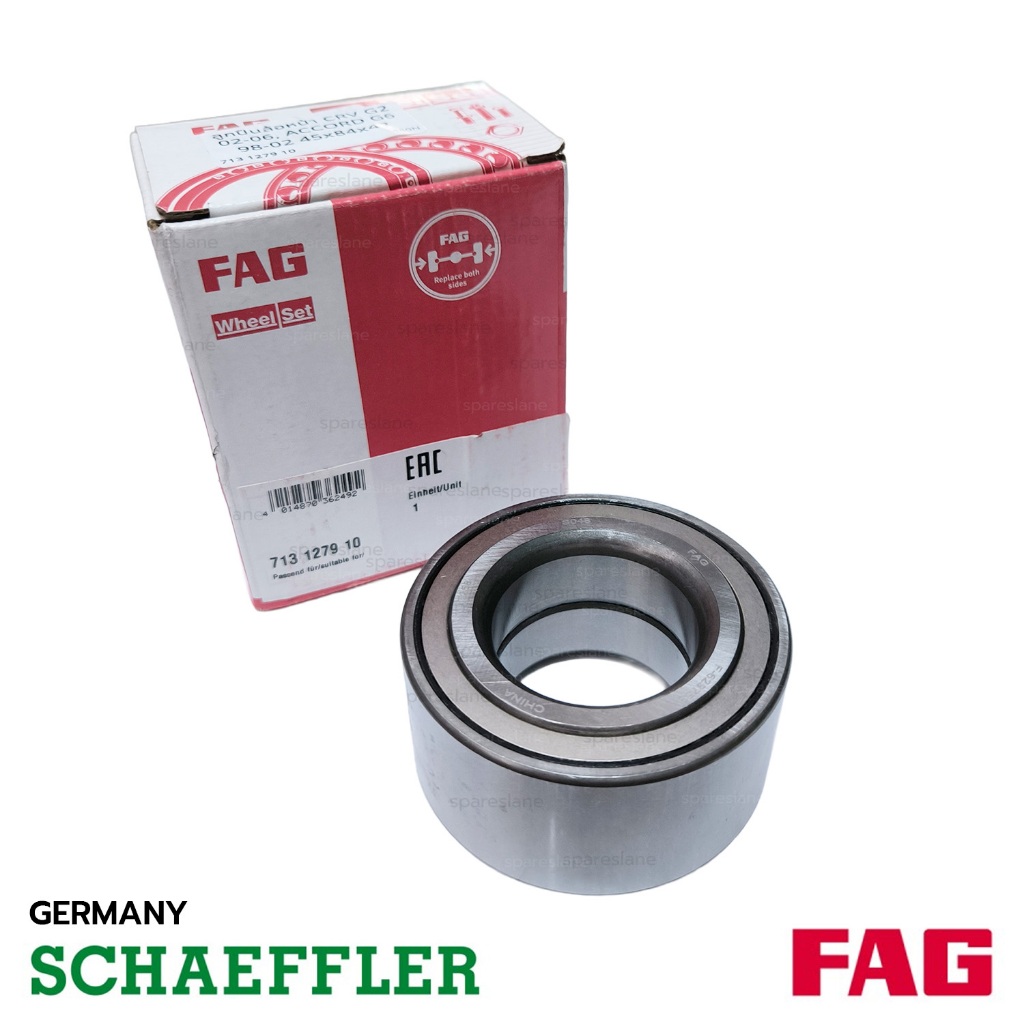 FAG ลูกปืนล้อหน้า CRV G2 02-06, ACCORD G6 98-02 45x84x42 713 1279 10*ใหม่ ลดล้างสต็อก ยี่ห้อเยอรมัน