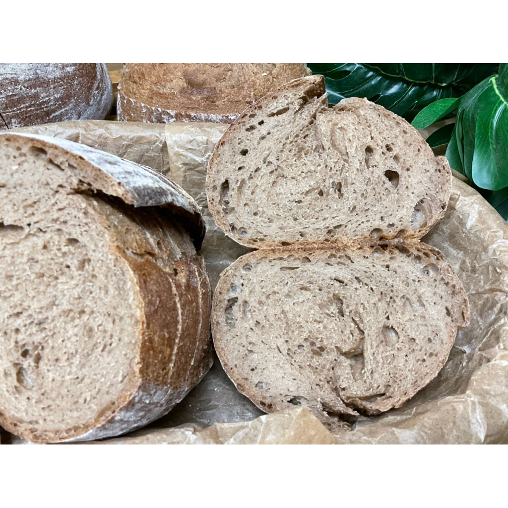 Sourdough Whole Wheat/ Rye Bread ซาวโดว์  ขนมปังเปลือกแข็ง เหนียวนุ่ม ไม่กระด้าง อบใหม่ๆ ทุกออเดอร์ ราคา ถูกที่สุด ดีลบีเคเค แกลเลอรีภาพที่ 5