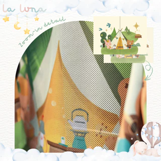 [New in Jun] - La Luna x July Moly ผ้ากันแดดเด็กในรถ 2 ขั้น มีผ้า Blackout