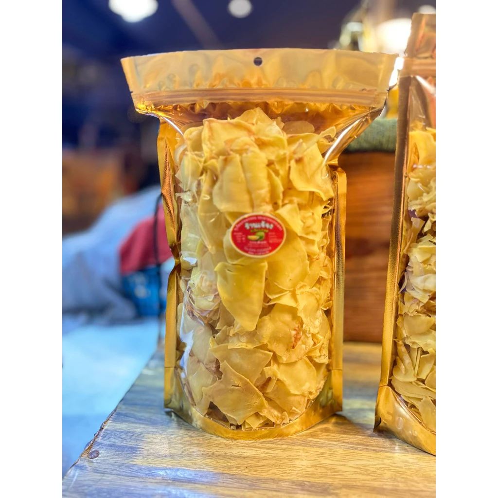 ทุเรียนทอดกรอบ ถุงขนาด500g. [ร้านเจ้จงทุเรียนทอด ของฝากจากระยอง ตลาดกลางผลไม้ตะพง] thumbnail 3