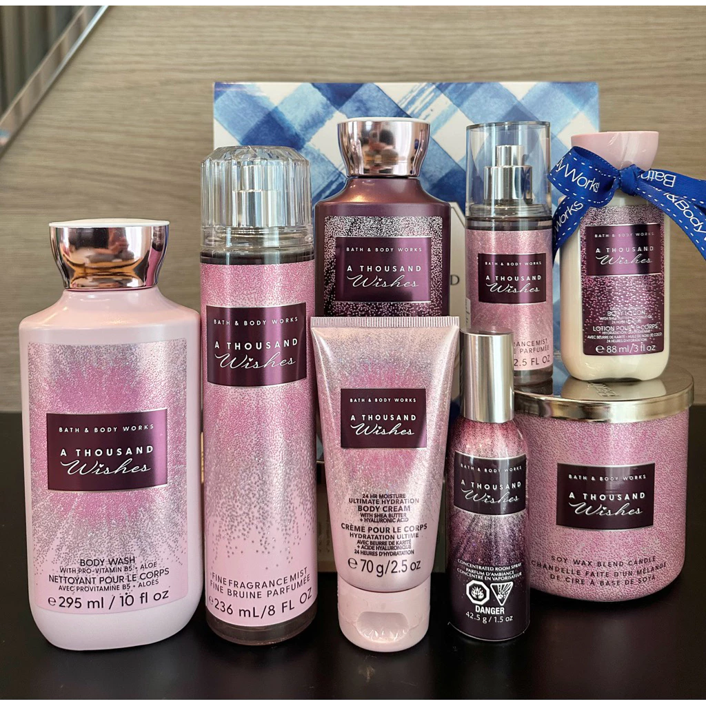 มีส่งด่วน🔴แท้💯🔴Bath and Body works กลิ่น A Thousand Wishes✨พร้อมส่ง