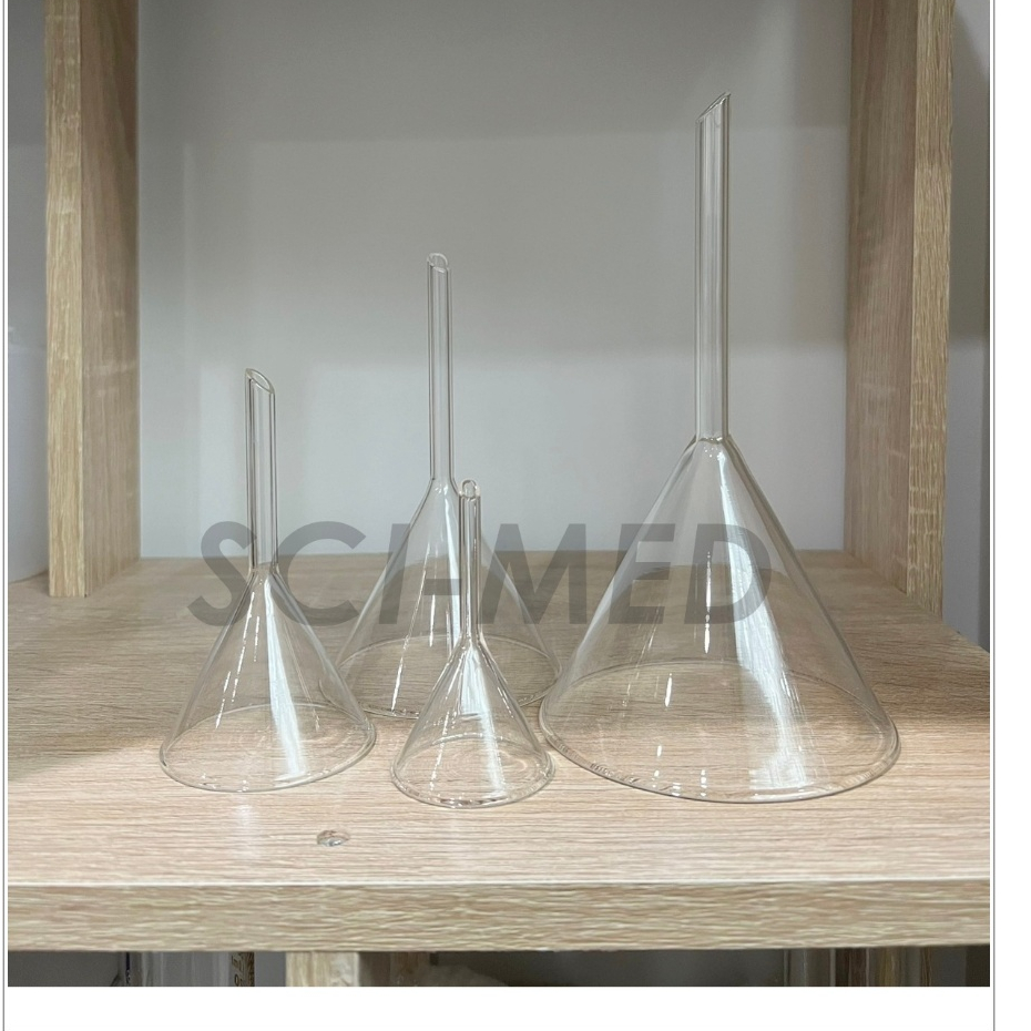 กรวยกรองแก้ว (Funnel Glass) ขนาด 40, 55, 75, 100mm