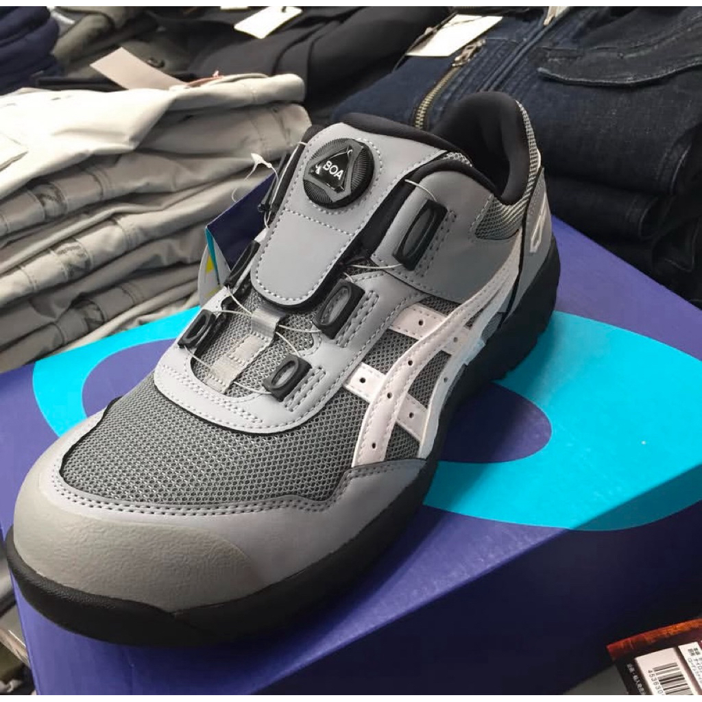 รองเท้าเซฟตี้ ASICS รุ่น CP209 BOA series สีเทา