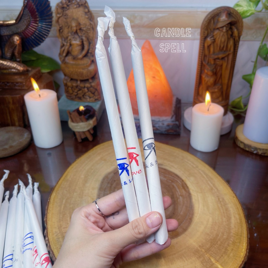 Candle Spell : เทียนเวทมนตร์ เทียนแม่มด เทียนเสริมดวง