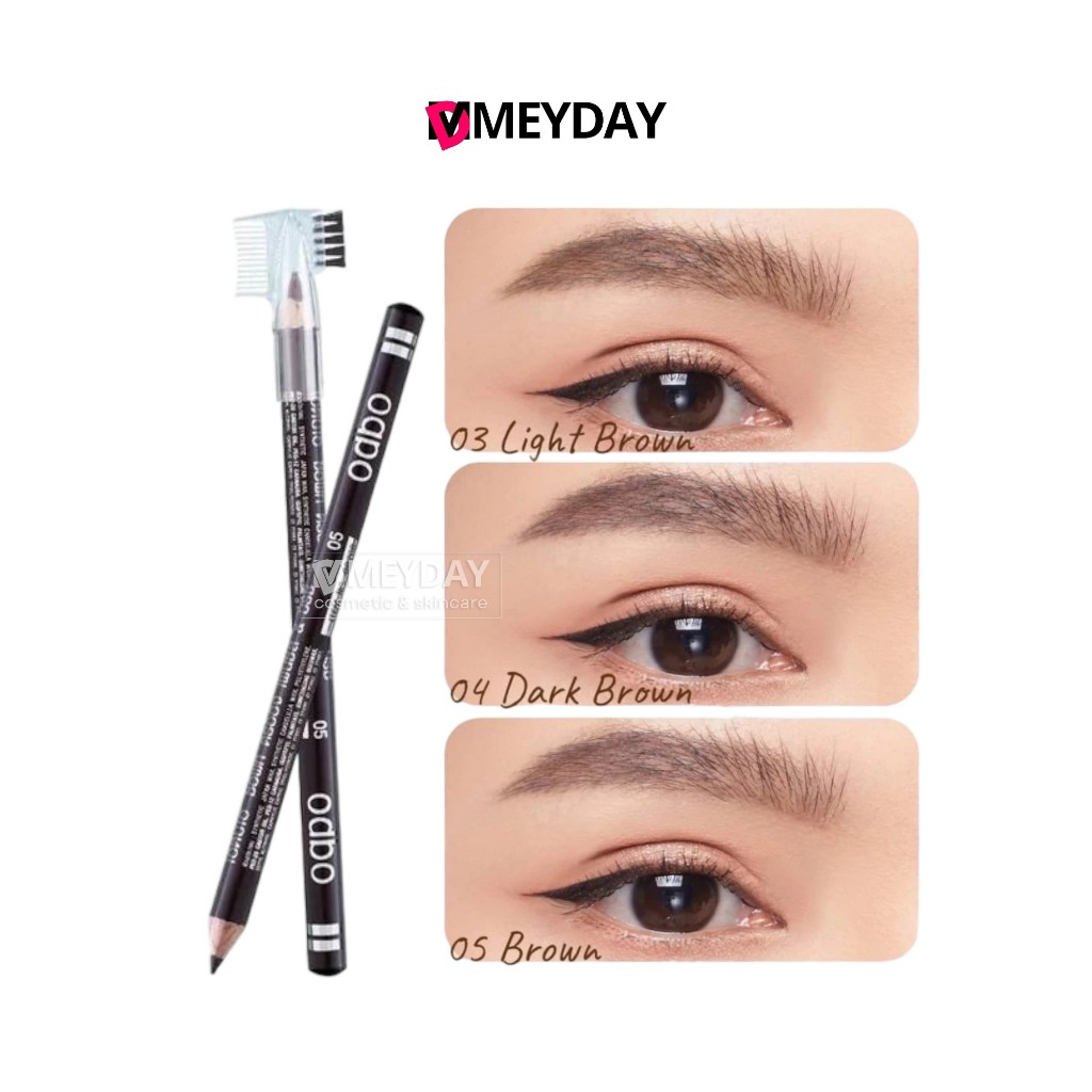( OD760 ) Odbo Soft Drawing Pencil & Brush  โอดีบีโอ ซอฟท์ ดรออิ้ง เพ็นซิล แอนด์ บรัช 1.3g