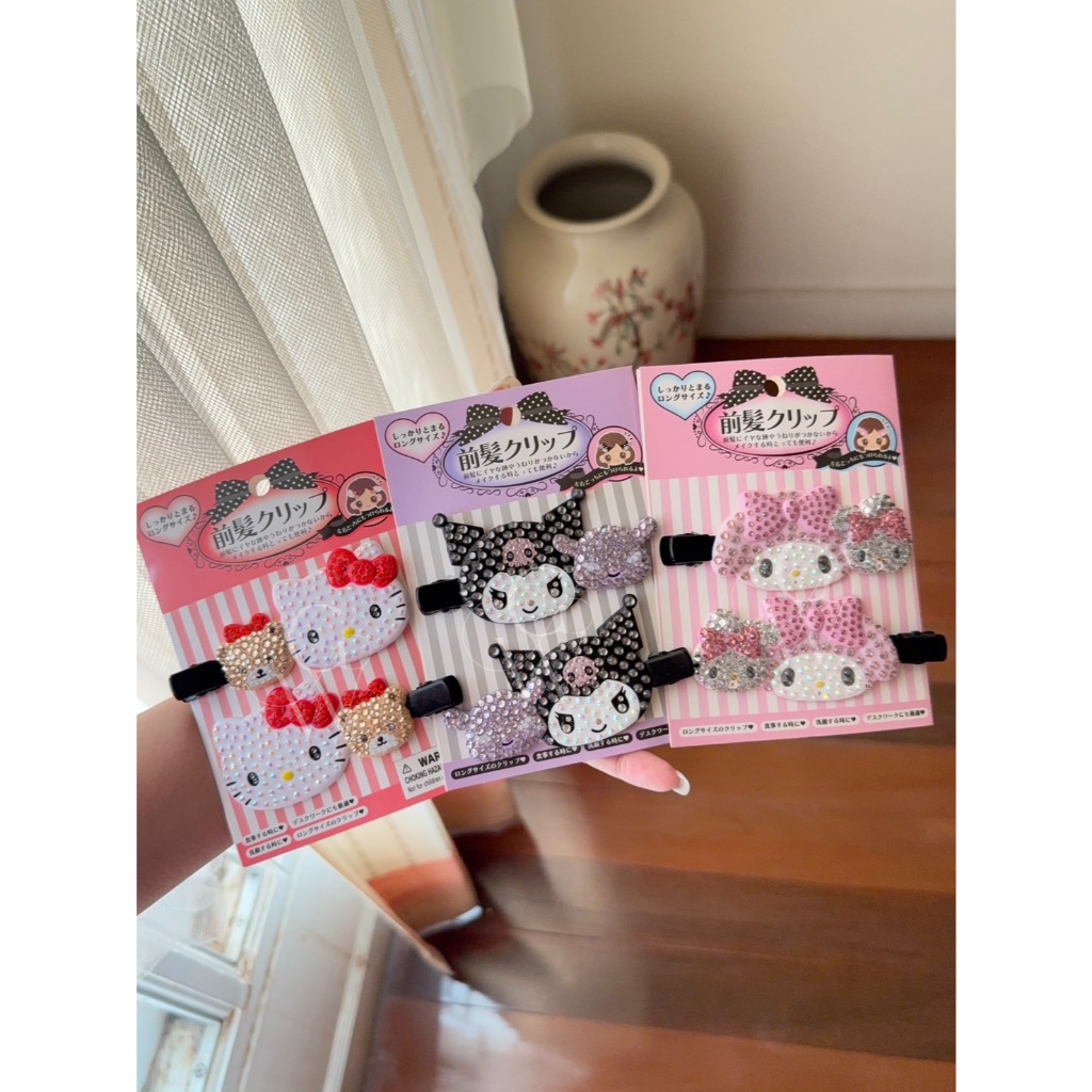 Glowette.store กิ๊บSanrio jumbo คัสตอม ติดเพชร