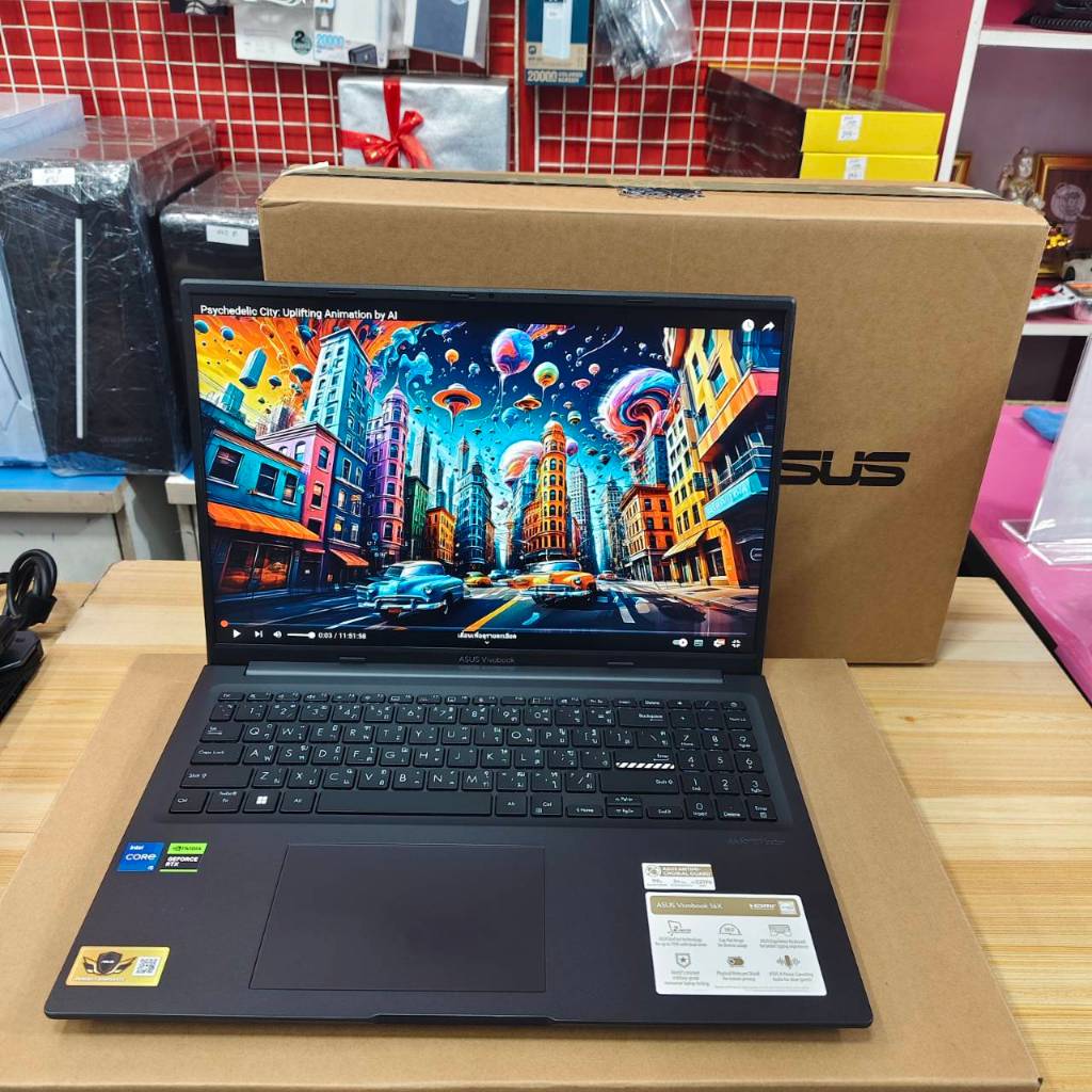ASUS  Vivobook  16X  V3605VC-RP575W  สภาพเครื่อง 100%  ไร้ริ้วรอย  เครื่อง  2  สัปดาห์   ประกันศูนย์