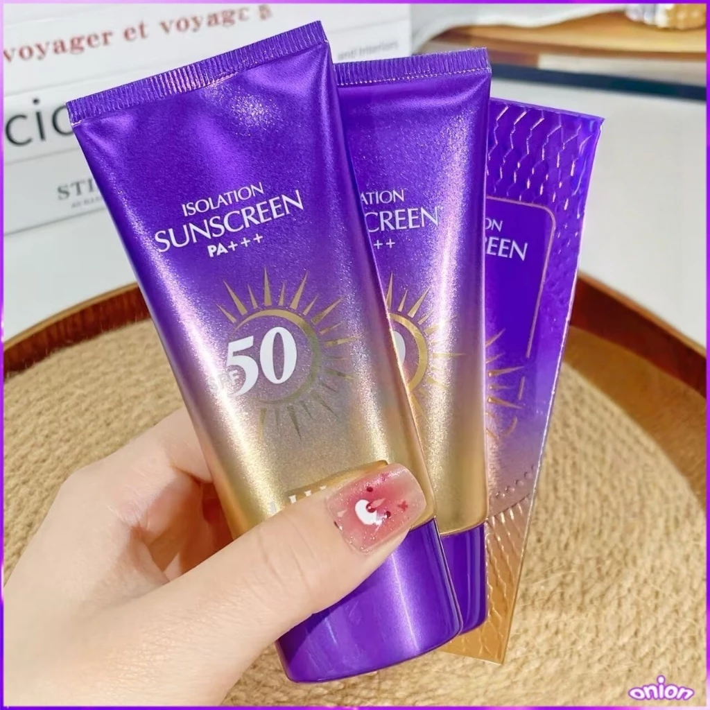 HIH กันแดดผิวหน้า เกลี่ยง่าย คุมมัน กันน้ำ กันเหงื่อ SPF50+PA+++UV Protection Sunscreen เซรั่มกันแดดทาผิวกาย