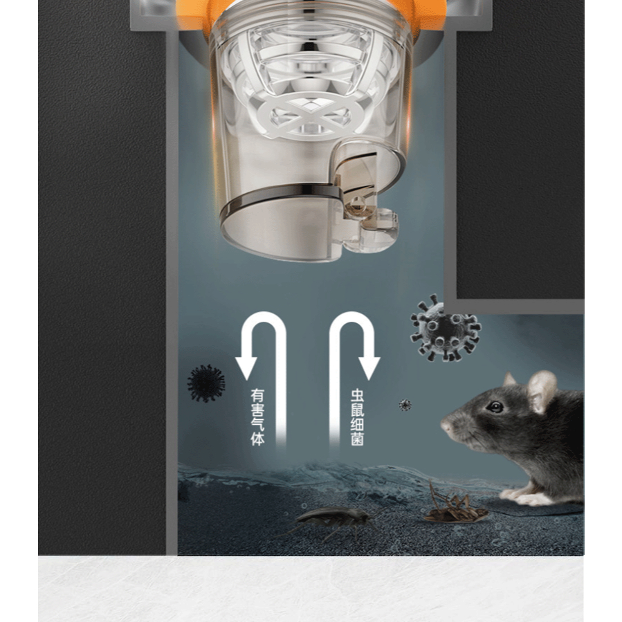 [กทมจัดส่ง]ฝาครอบท่อระบายน้ํา แบบแม่เหล็ก ป้องกันกลิ่น กันแมลง สําหรับติดห้องน้ํา - รูปที่ 4