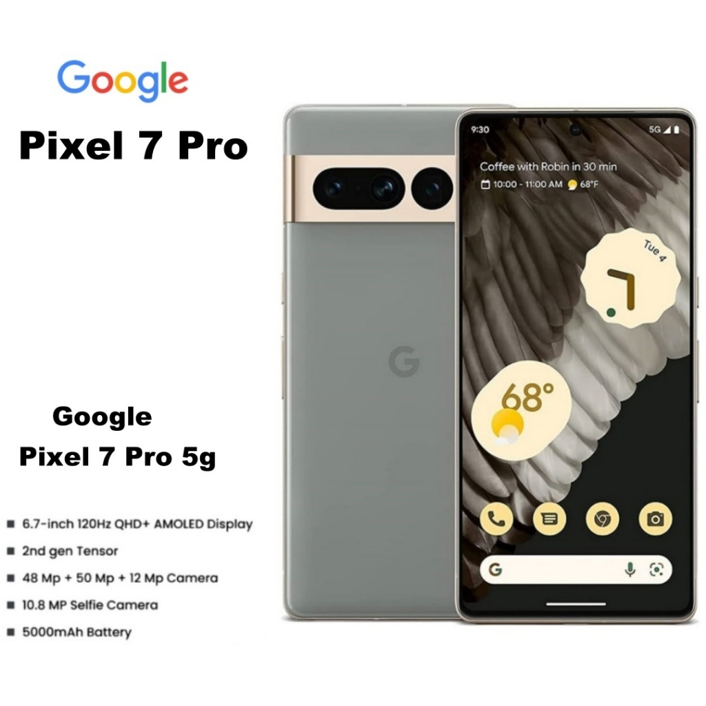 โทรศัพท์มือถือ Google Pixel 7 Pro มือสองสภาพสวย97%ไม่มีตําหนิดครื่องแท้ใช้ได้ทุกเครือข่าย