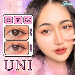 คอนแทคเลนส์🌈Uni🌈 Choco / Black (Shinee) ขนาดกลาง💖