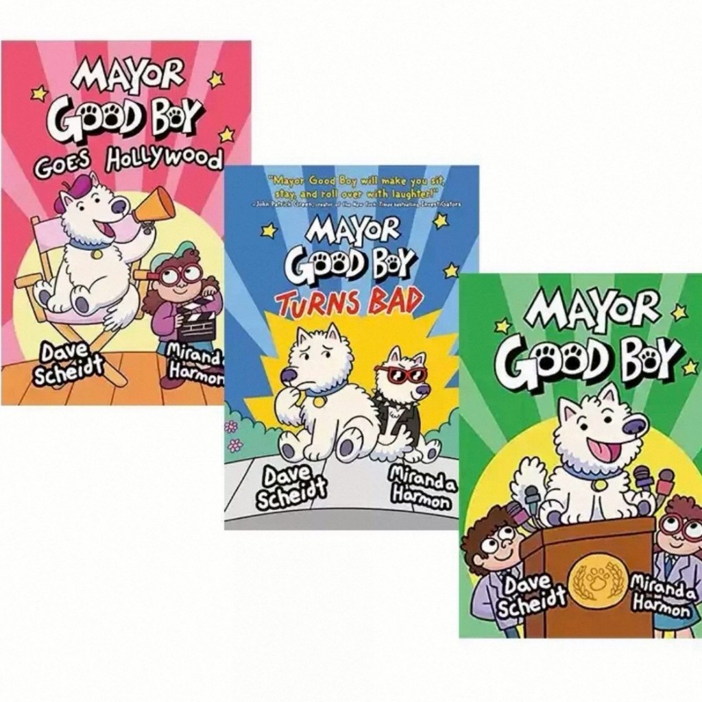 พร้อมส่ง "Mayor Good Boy" นิทานหมาน้อยนายก ที่จะทำให้เด็กๆยิ้มไมุ่บ! Comic Book English