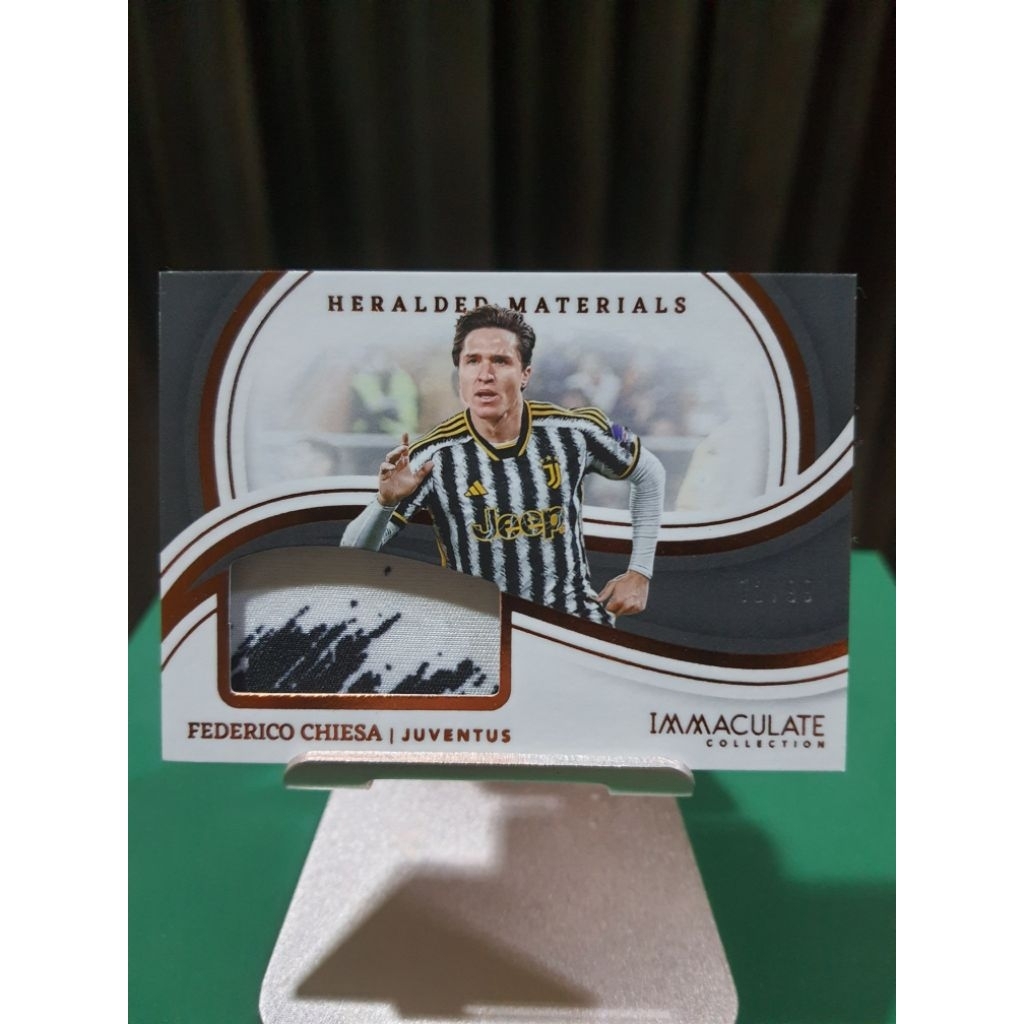 2023-24 PANINI - IMMACULATE COLLECTION SOCCER : FEDERICO CHIESA / JUVENTUS [72/99]