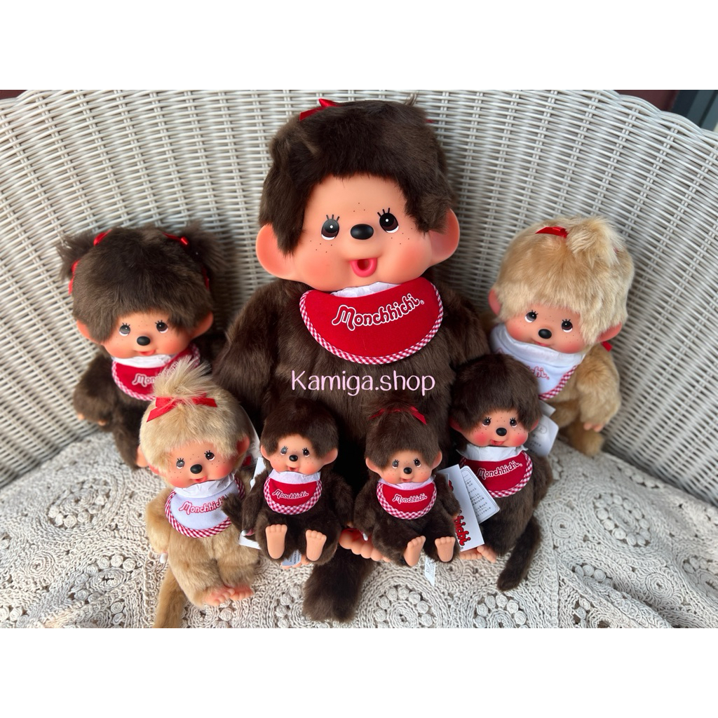 Set 6 🧸 Monchhichi : ตุ๊กตา Original SS-L Size 🧸