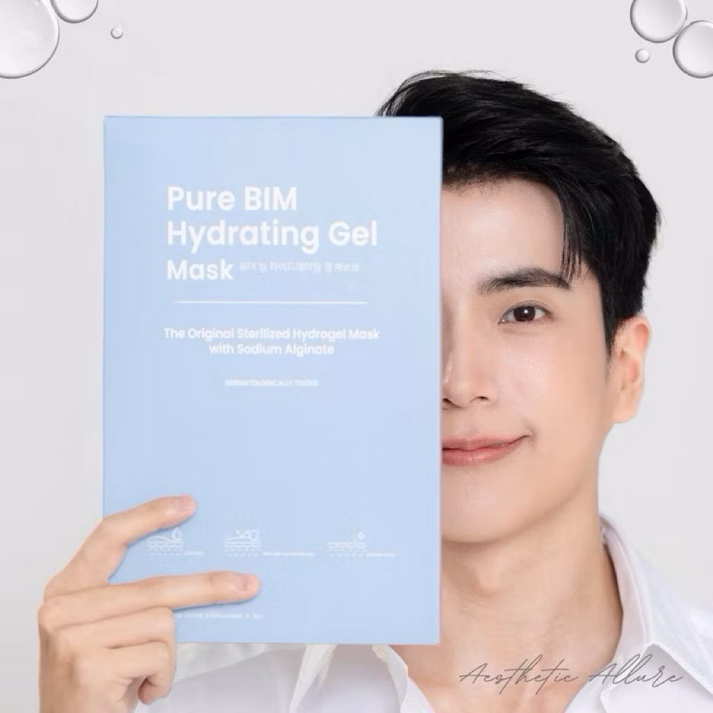 Markนนกุล Pure BIM+ Get Up & Glow Hydrogel Mark ของแท้