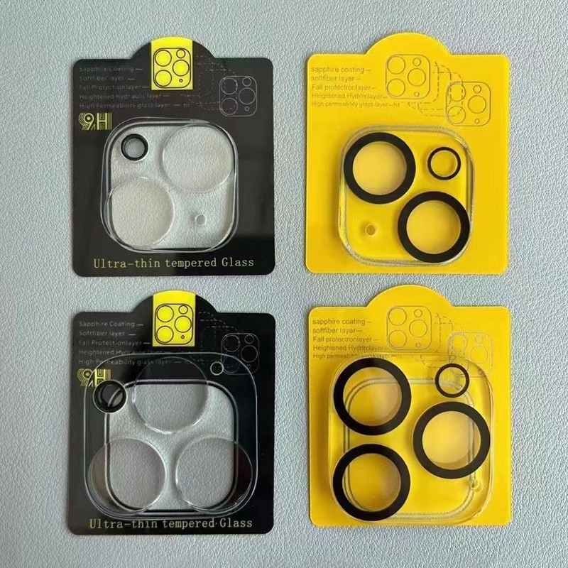 ฟิล์มกระจกเลนส์กล้องสำหรับ for iPhone 11 15 16 Pro Max 13 Pro Max 11 12 14 Pro max 13 12 mini นิรภัยใสฟิล์มกันรอยกล้อง