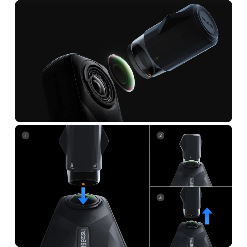 Insta360 X5 Replacement Lens Kit Single Lens รับประกัน 1 ปี thumbnail 3