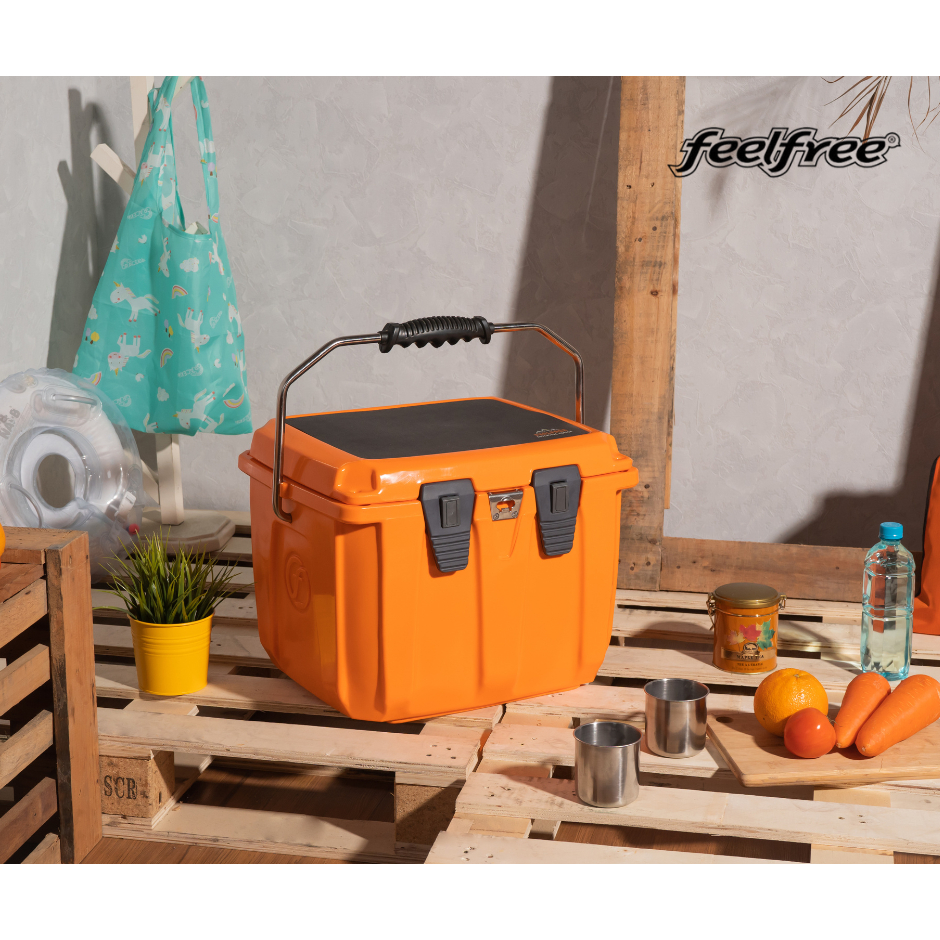FEELFREE COOLER 25L ถังน้ำแข็งเก็บความเย็นได้ 3-5 วัน  ขนาด 25 ลิตร