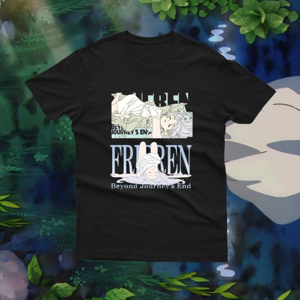 11 Style Frieren T-Shirt Kawaii Anime Shirt Frieren  เสื้อยืดสบายและสวมใส่สบาย ๆ