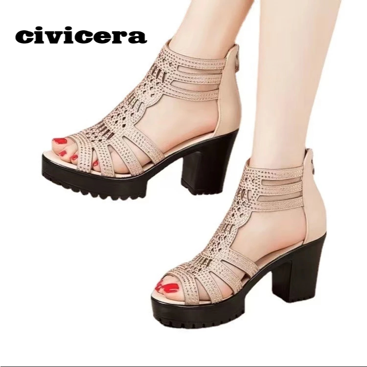 civicera_dudushop2 รองเท้าส้นสูงทรงสวยยอดฮิต สินค้าพร้อมส่ง SUH379