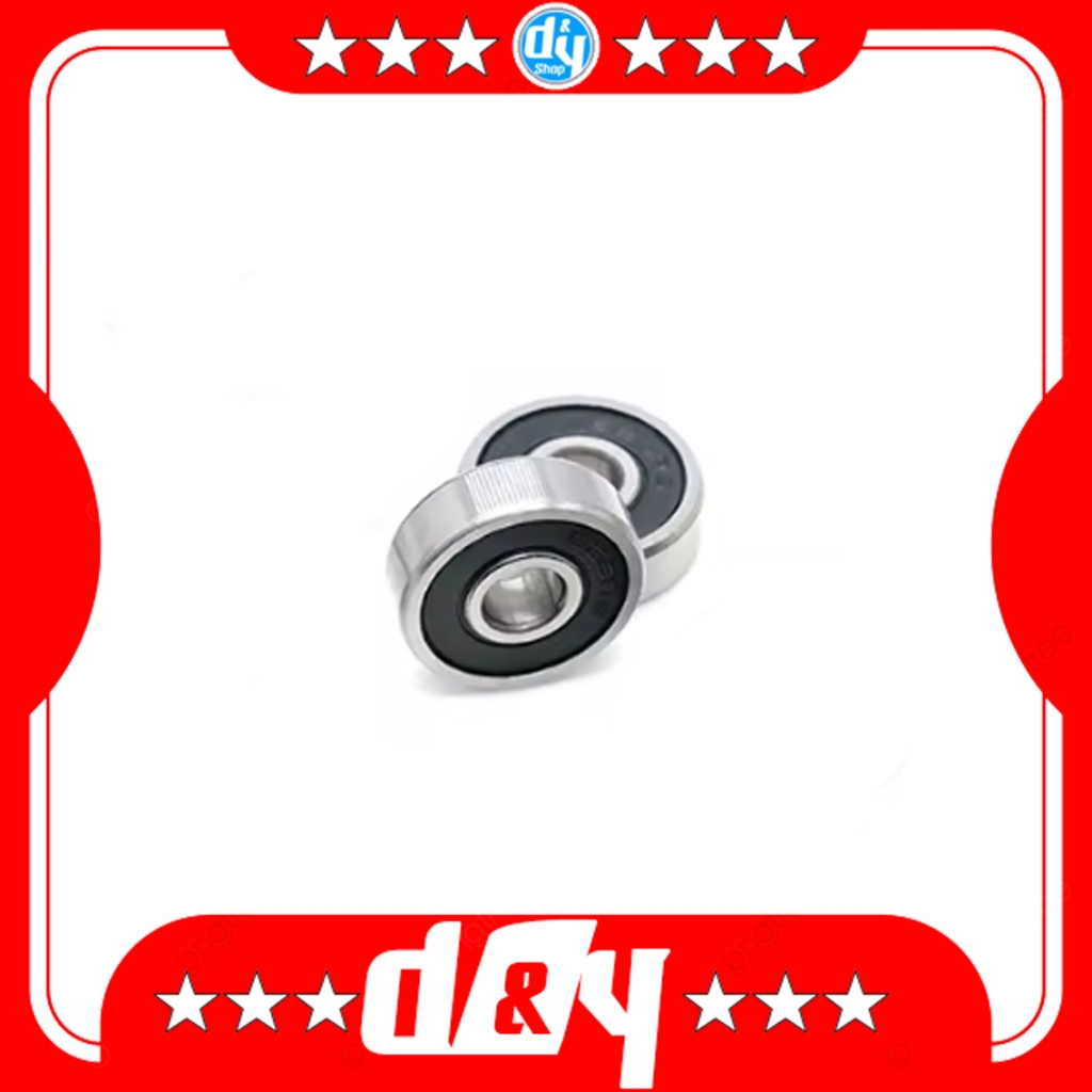 Ball Bearing 620 ( 6x2x2.5 ) ฝาดำ  สำหรับ แกนล้อ ใส่เฟือง mini 4wd สไตล์ AO620