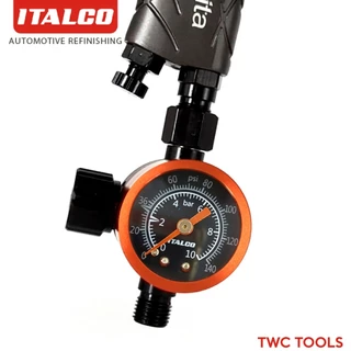 ITALCO ตัวตั้งลม MODEL ONE ปรับแรงดันลม สำหรับกาพ่นสี เกจวัดลม วัดความดันอากาศ