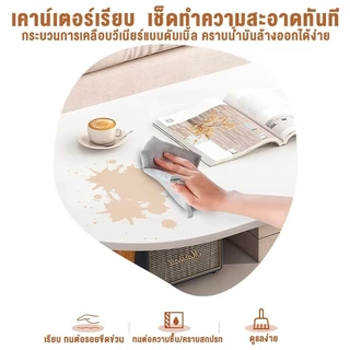 BA 2ชั้น โต๊ะกลางโซฟา120/100cm ทรงวงรี โต๊ะกาแฟ สไตล์เรียบง่าย ชั้นเก็บของสองชั้น โต๊ะห้องรับแขก โต๊ะญี่ปุ่นนั่งพื้น
