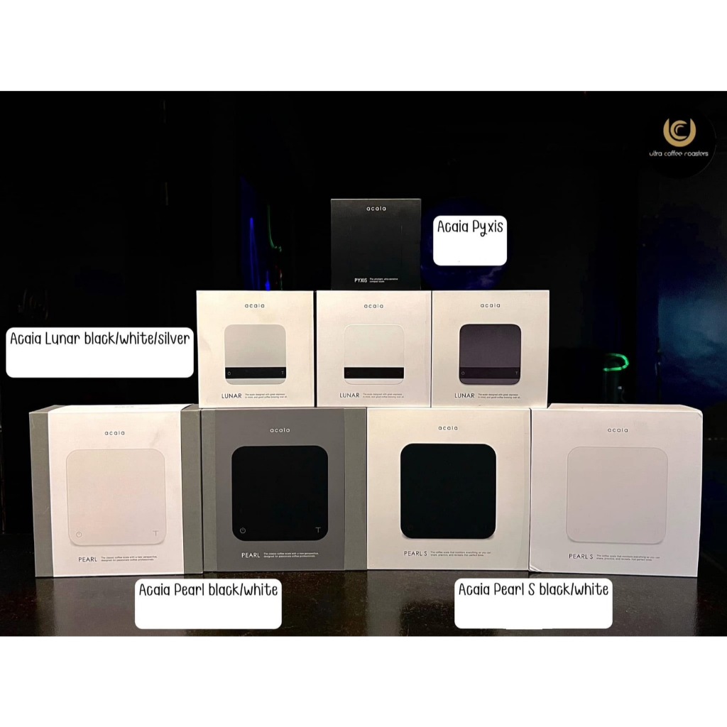 Acaia Pearl , Pearl S , Luna  ตาชั่งดิจิตอลสำหรับตวงเมล็ดกาแฟของแท้