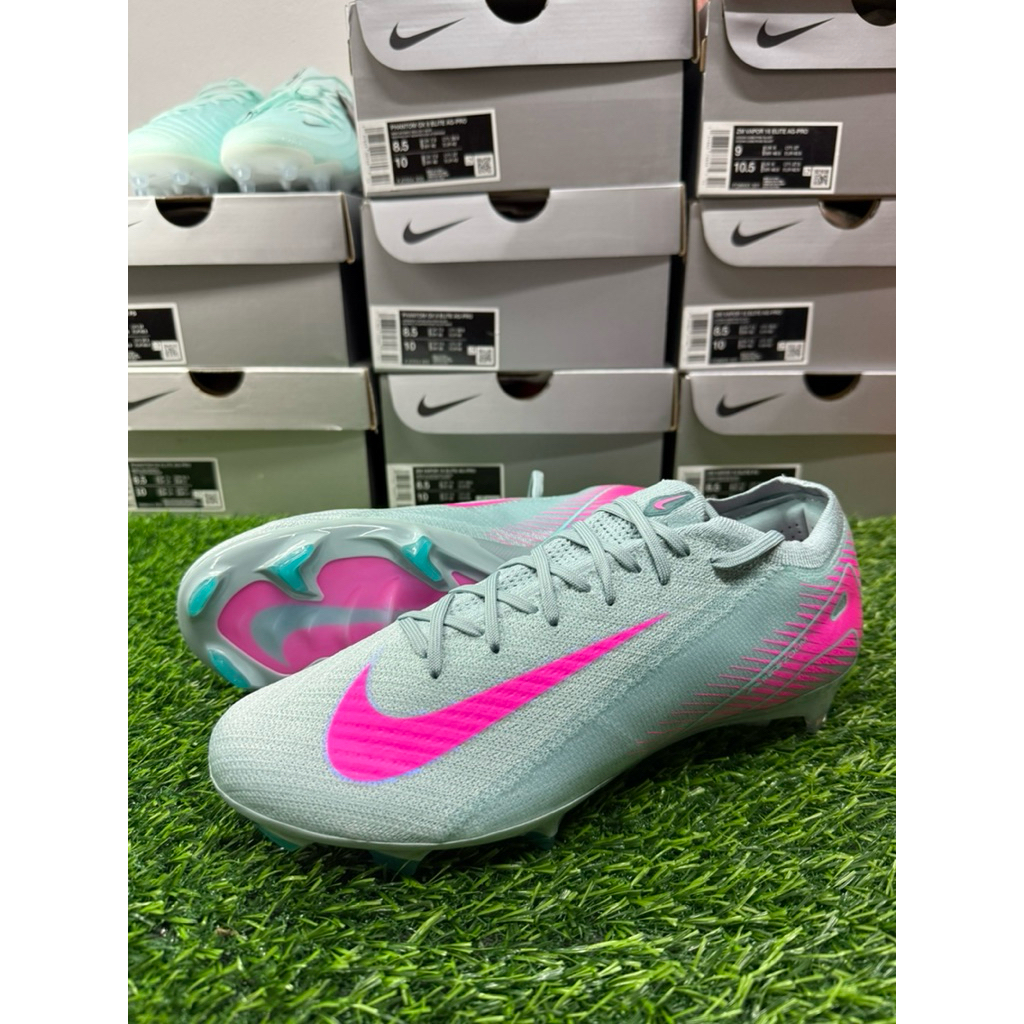 (สายสปีด👍)Nike Zoom Vapor16 Elite FG(รหัสสินค้าFQ1457-301)รองเท้าฟุตบอลของแท้100