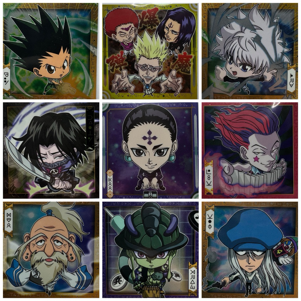 Bandai Hunter x Hunter  N R vol. 1, 2, 3, 4 Sticker (เฉพาะสติ๊กเกอร์)