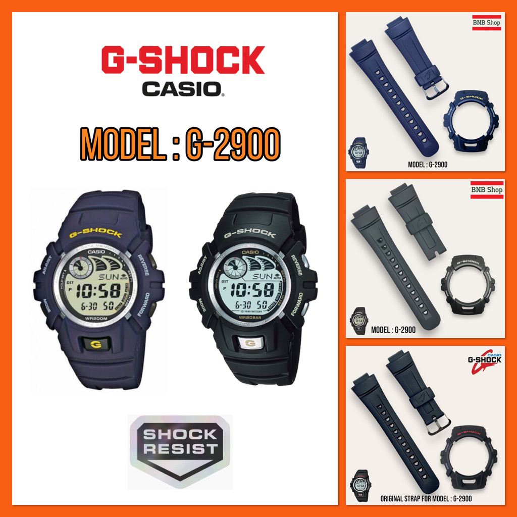 สายนาฬิกา Casio G-Shock รุ่น G-2900/G2900 ของแท้100%