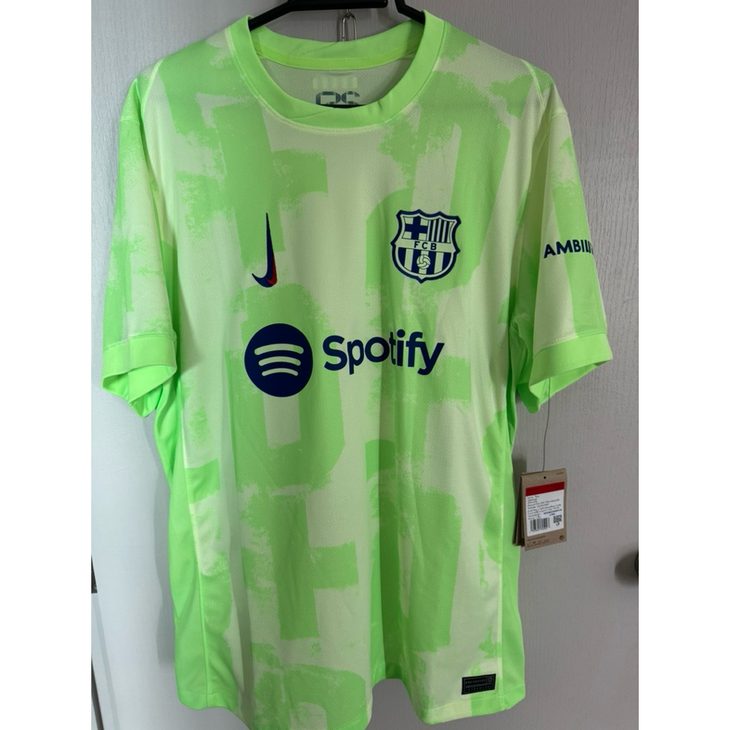 Barcelona Third kit 24/25 Pedri  สีเขียวแท้ทั้งลำ💚