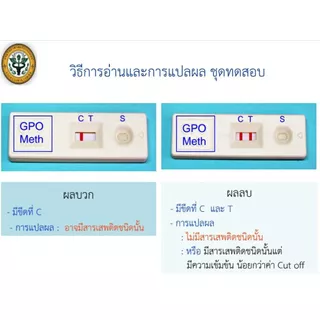 (5ชิ้น)ที่ตรวจสารเสพติด Gpo ชุดทดสอบหาสาร ชุดตรวจสารเสพติด ยาบ้า ยาไอซ์