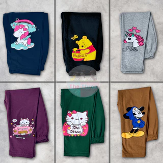 [ส่งใน24ชม.⚡] กางเกงเด็กผู้หญิง เลกกิ้งเด็กขายาว โทนสีเข้มสุภาพ Size S-2XL ผ้านุ่มยืดเยอะใส่ไม่ร้อน