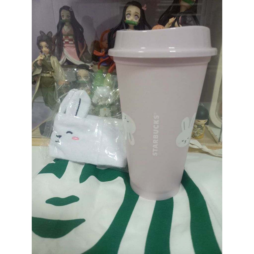 สตาร์บัคแท้ Reuseable Rabbit Hot cup 16oz