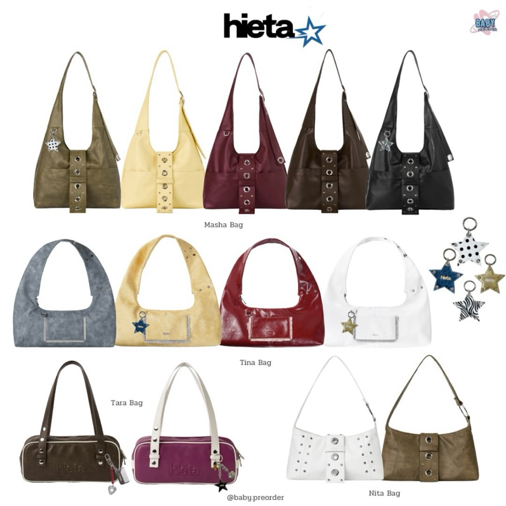 (ใช้โค้ดลดเพิ่ม 20%) HIETA BAG🇰🇷 ⭐️Authentic 100% สั่งซื้อโดยตรงจากทางแบรนด์⭐️
