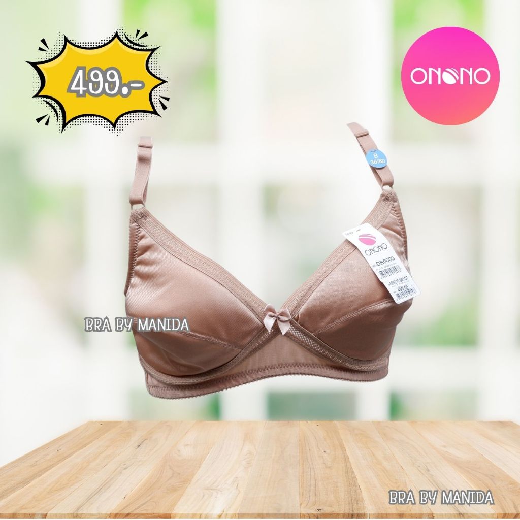 Onono - NB6210   บราไร้โครง ฟองน้ำบาง ราคาเต็ม 499 .-