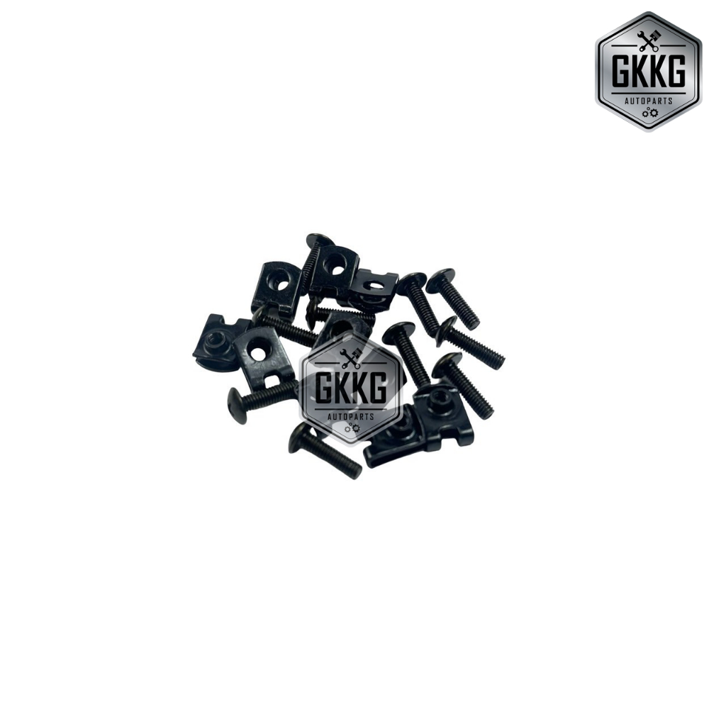 น็อต + กิ๊ฟ HONDA WAVE เบอร์ 6   1 ชุดมีกิ๊ปพร้อมน๊อต 5 ตัว / 10 ตัว