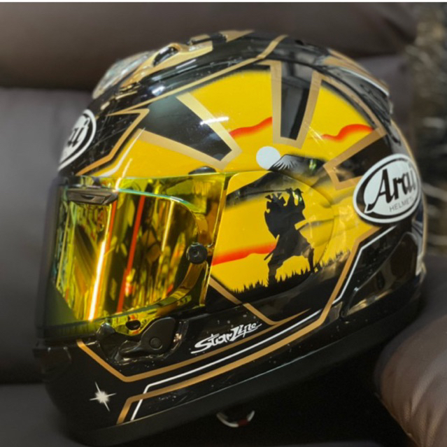 💥พร้อมส่ง💥แถมฟรี💥ชิวปรอท Rx-7x Pedrosa Spirit Gold 🥷ซามูไร เต็มใบงาน1:1