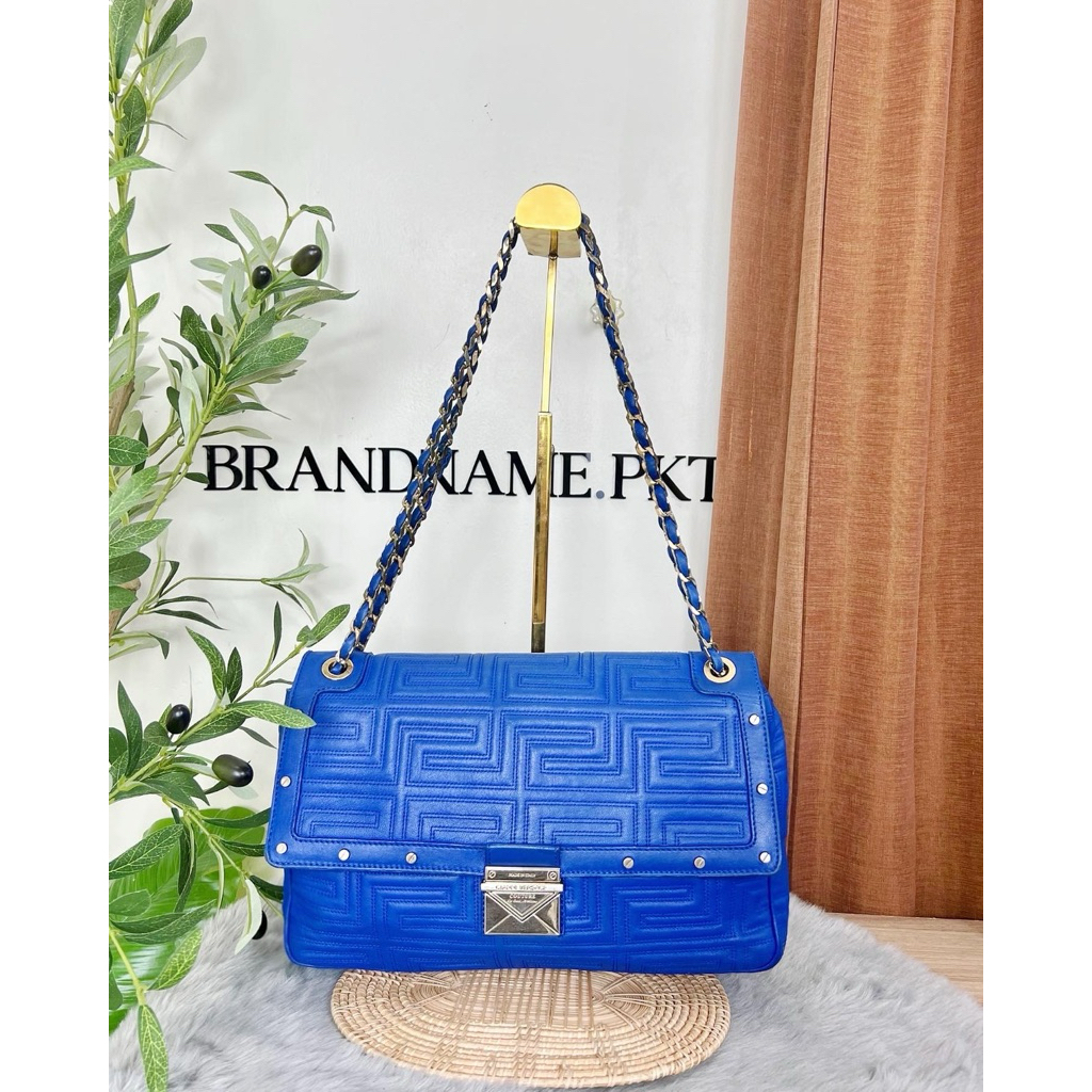 Versace Flap Leather Bag