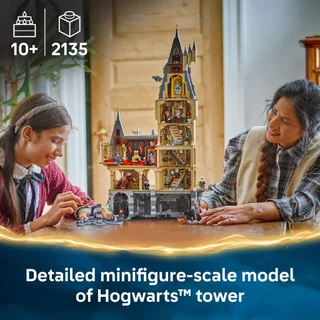 LEGO Harry Potter 76454 Hogwarts Castle: The Main Tower (2135pcs.), Building Blocks, Kids Toy