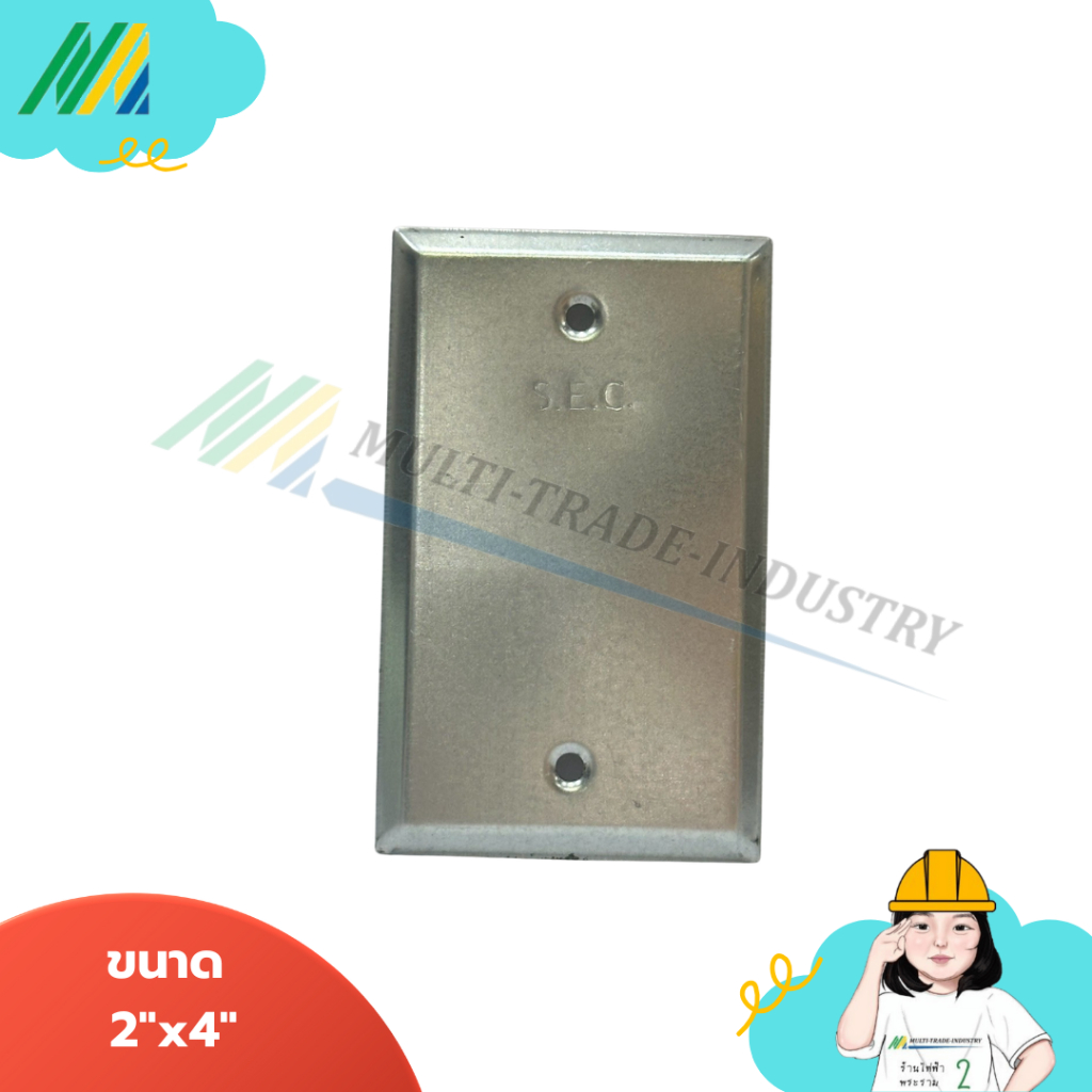 ฝาปิด FS BOX ฝาปิดบ๊อกซ์ 2x4 และ 4x4 - (ราคา 1ชุด/10ชิ้น)